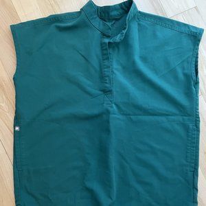 Figs Hunter Green Rafaela Oversized Scrub Top | Size XS